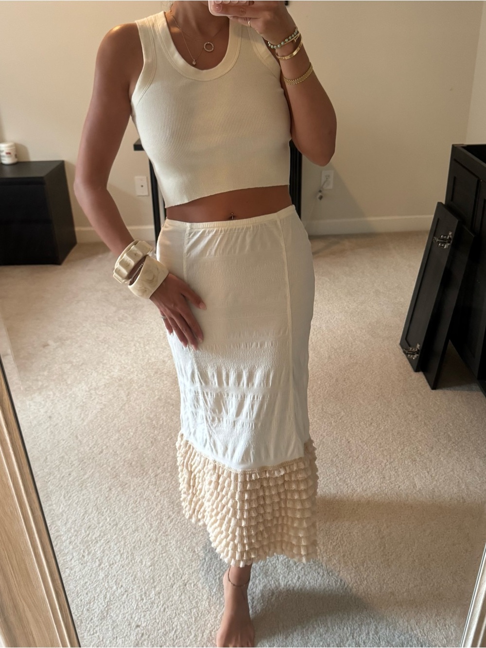 Neiman Marcus modi skirt with detail